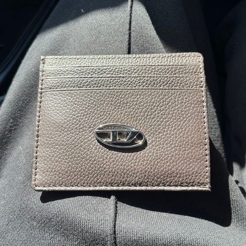 Diesel brand card case brown - brand,