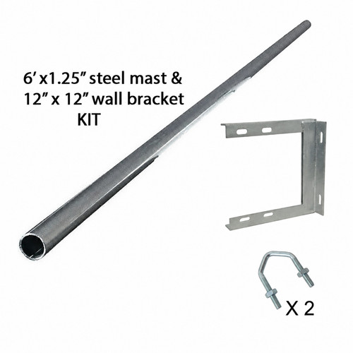 Mast inch pole - ft, &