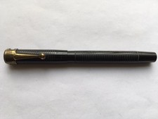 C1930s VINTAGE MABIE TODD&Co”BLACKBIRD”BLACK FINE SELF FILLING FOUNTAIN PEN