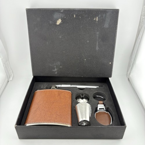 Stainless steel hip flask - stainless,