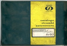 INNOCENTI AUSTIN A40 Car Illustrated Spare Parts Catalogue Jan 1963 ITALIAN TEXT