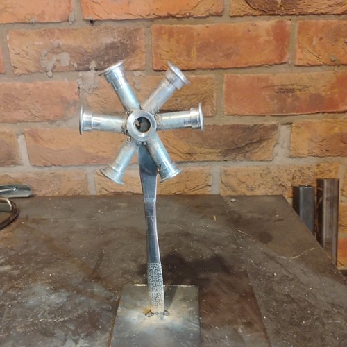 Unique welded metal sculpture - welded,