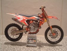2019 TOY MOTOCROSS BIKE MODEL 1:12 COOPER WEBB RED BULL KTM #2 SXF 450 GIFT