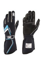 OMP TECNICA FIA 8856-2018 approved Racing Rally Gloves Navy Blue