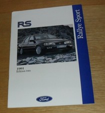 Ford RS Brochure 1991 Ed 2