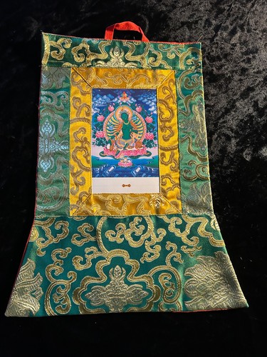 Rainbow green tara - green, postcard