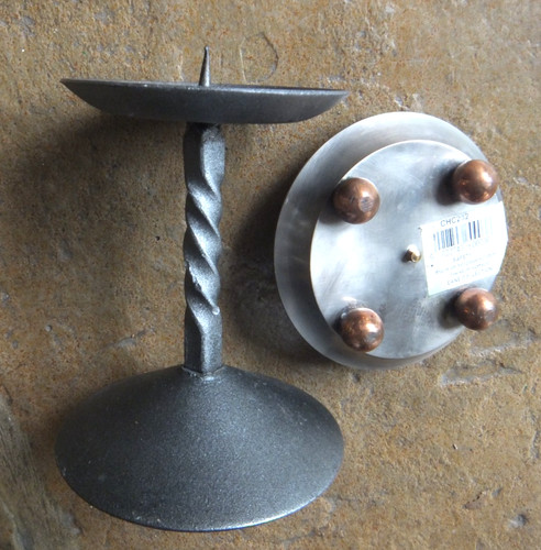 Vintage two round metal - two,