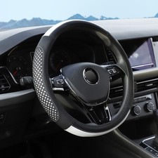 White Steering Wheel Cover