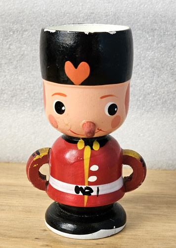 Vintage hand painted wooden - hand,