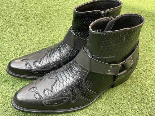 Mens goor black - goor, snakeskin