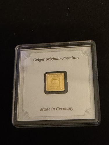 Geiger original gold bar - 1g,