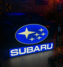 Subaru logo LED Light Up Sign