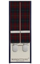 Burgundy Tartan Plaid Suit