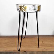 43cm Whitewashed Plant Stand