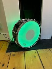 Upcycled TAMA Superstar Birch  snare drum with multi-colour LED and remote