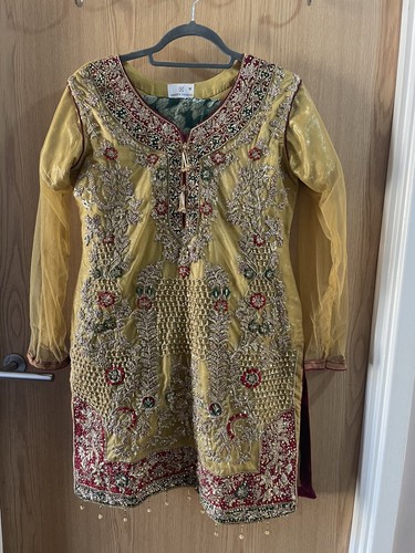 3pc mehndi suit asian - 3pc,
