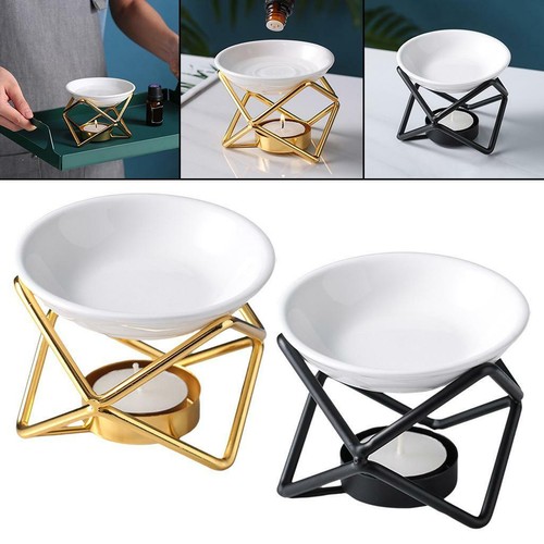 Modern metal wax tart - modern, warmer