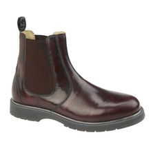 Mens Boys Leather Dealer Boots