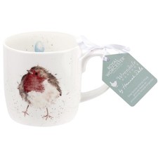 Wrendale Designs Robin Mug 300ml Dishwasher Safe Royal Worcester