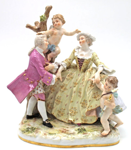 Antique meissen porcealin - antique,