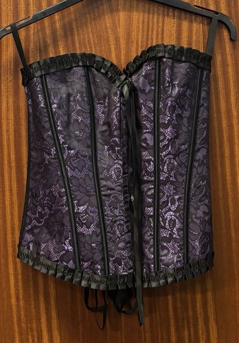 New ladies purple basque size - basque,
