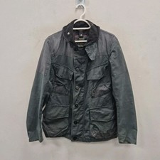 Barbour Dept B Mast Capt Phillips Wax Waterproof Country Coat Jacket Size Small 