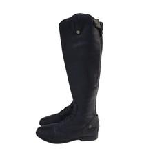 Vintage Mark Todd Riding Boots Black Leather Women’s Uk Size 42