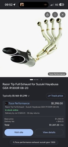 Full toce perfomance exhaust - perfomance,