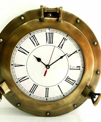 Antique marine brass ship - 12",
