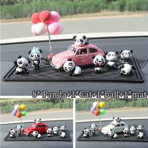 11pcs cute mini panda - 8/9/11pcs,
