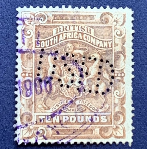1901 rhodesia british south - rhodesia,