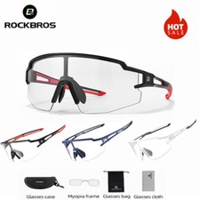 ROCKBROS Cycling Photochromic Sunglasses Outdoor Sports Fishing Driving UV400