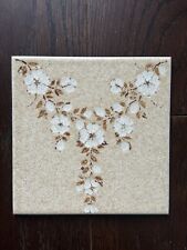 Semigres Italian Ceramic Tile Vintage Boho Floral Tile 6x6”