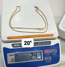 18CT Dubai Gold Chain 20