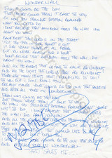 A4 Rare Oasis Signed