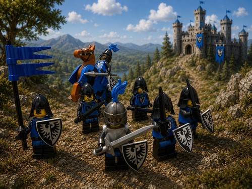 Lego lion knights castle - knights,