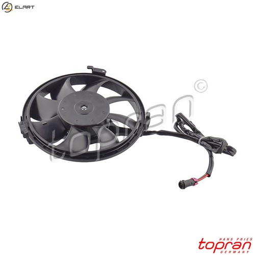Fan radiator 107 722 for - 722, vw