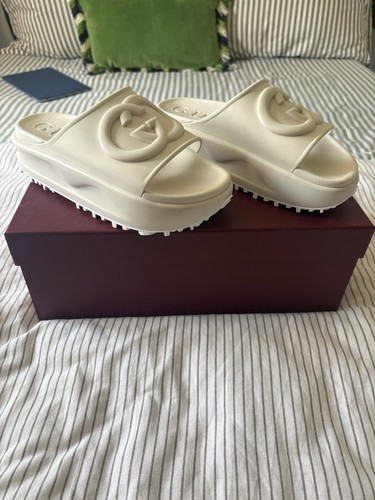 Gucci platform slides - gucci, sandals