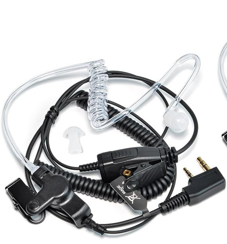 Covert walkie talkie - talkie, earpiece