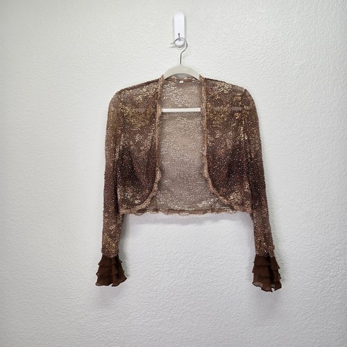 Vtg beaded sequin crop - vtg,