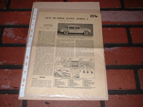 Humber hawk motor - humber,