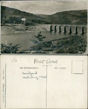 Rhayader Gareg Ddu Dam & Church 82069 Real Photo RP Photochrom