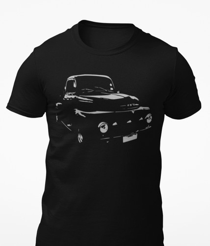 1951 black ford pickup - 1951,