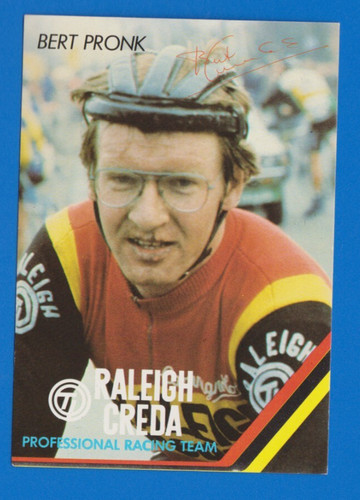 Cycling card bert - card,