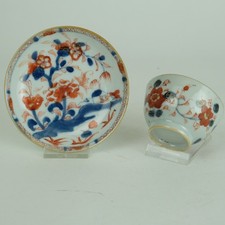 Chinese cup and saucer Imari