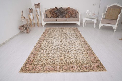 Vintage turkish oushak wool - turkish,