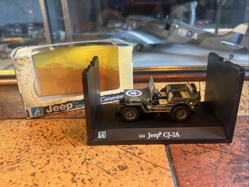 Cararama ww2 willys jeep - ww2, cj-2a