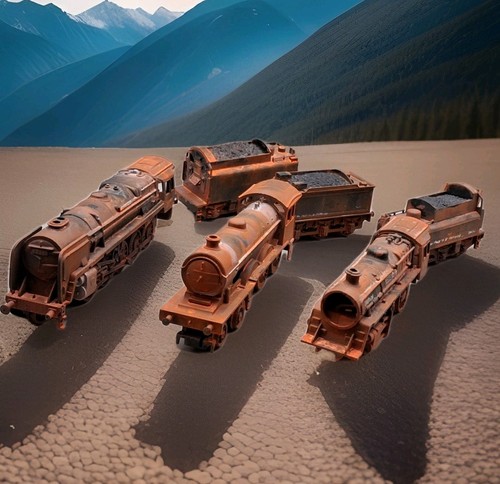 Scrapyard triang kitmaster - scrapyard, 3