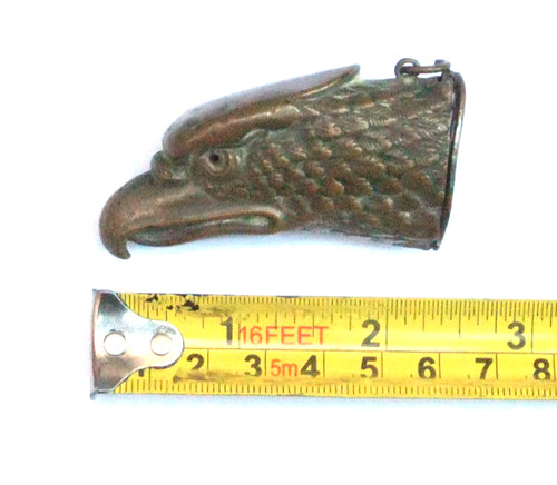 Vintage rare brass eagle head - vintage,