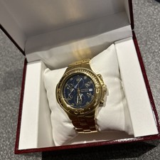 Aston Gerard Luxury 18K Gold Plated Chronograph Mens Watch